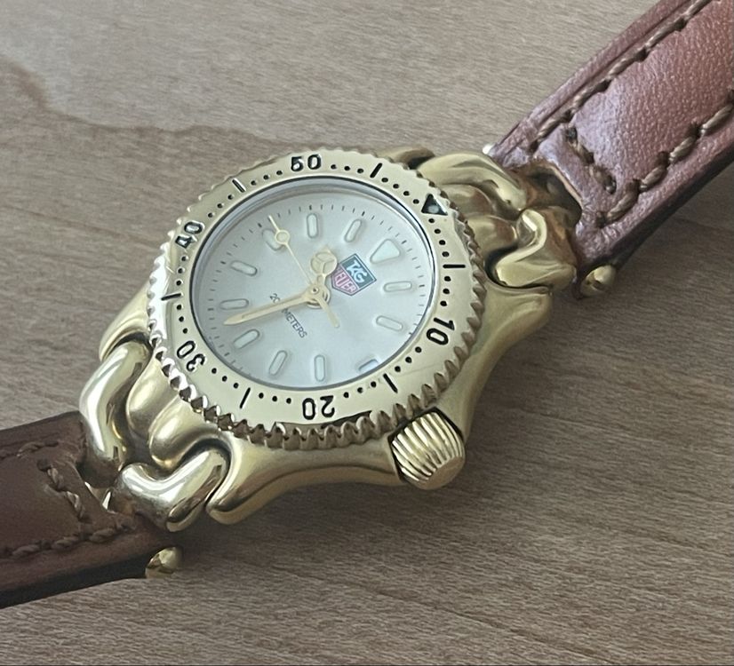 1987 TAG Heuer 200m Referenz S94 408C mini Damen Uhr (Gebraucht) in