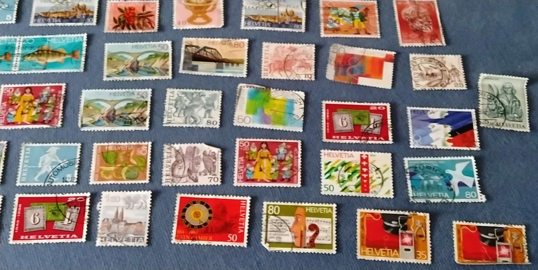 Tutti i francobolli: Briefmarken, Helvetia - 46 Stück - – Usato da Zürich venduto da 1-2-3-Kaufen 3