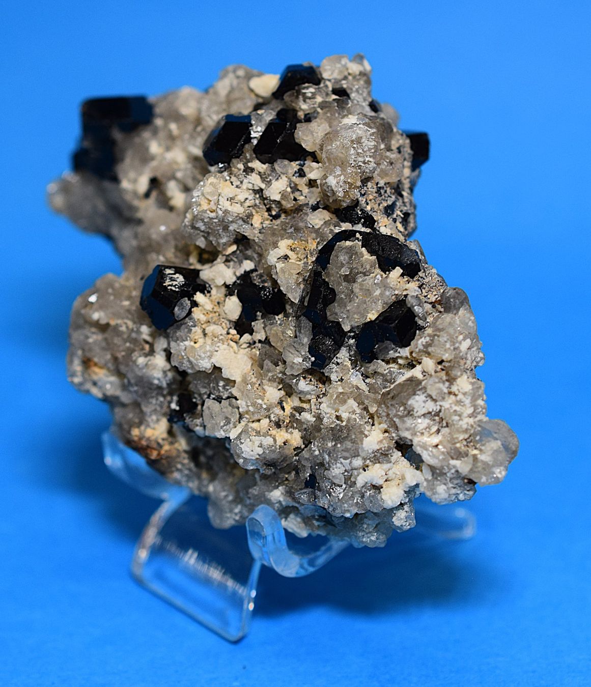 Minerali & Pietre curative: Turmalin auf Bergkristall aus Namibia – Nuovo (secondo la descrizione) da Grabs venduto da Fadenquarz 2