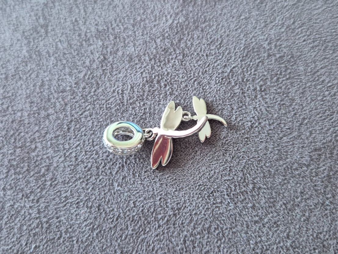 Ciondoli: Silber Charm Libelle +Garantie – Nuovo (secondo la descrizione) da Rotkreuz venduto da Carbone_Bijou-Shop 2