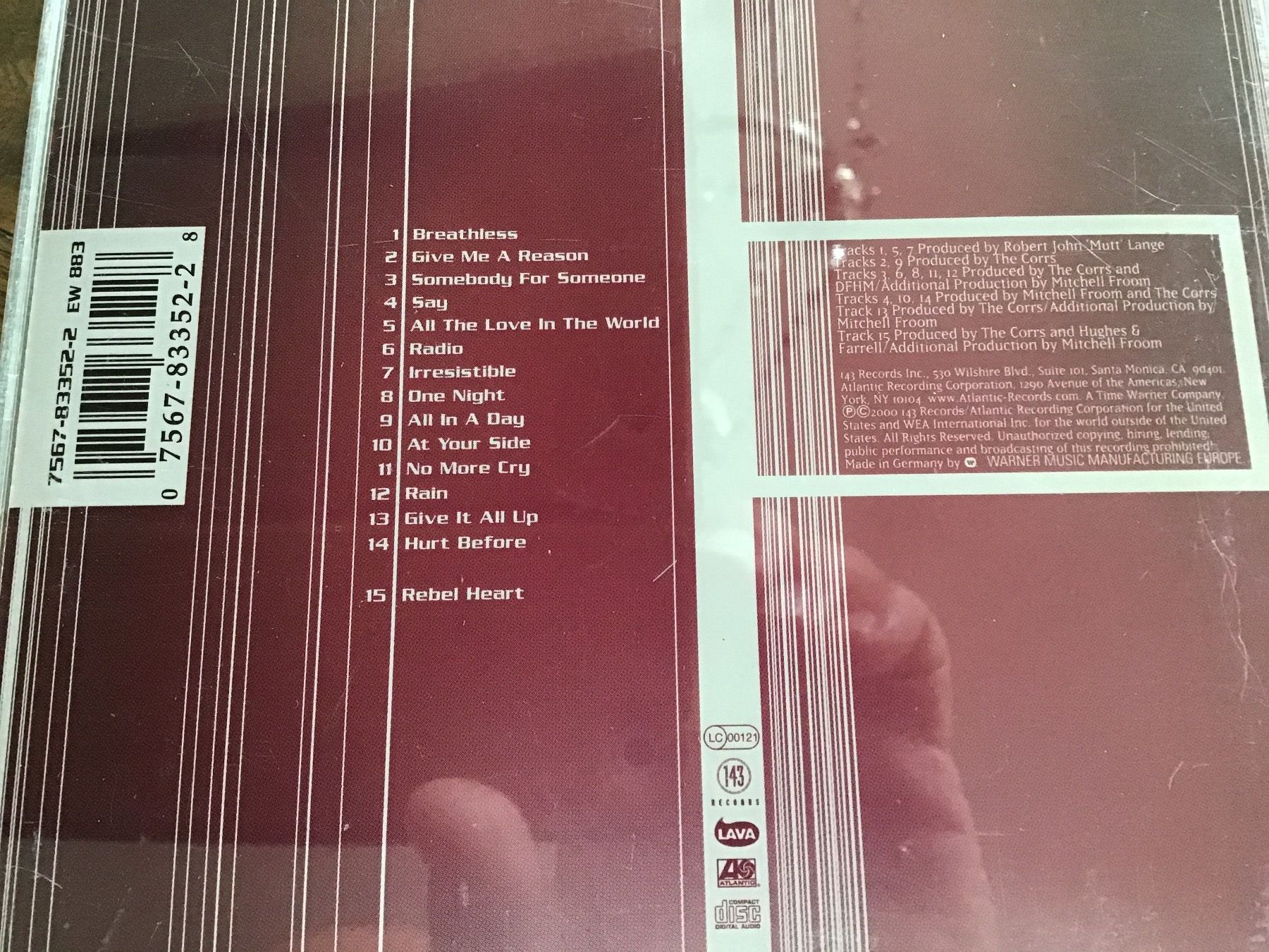CDs: the corrs – D'occasion à Thierachern par sweden08 1