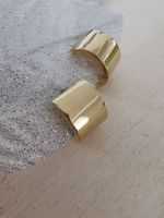 18Kt. Gelbgold Ohrschmuck Klappcreolen