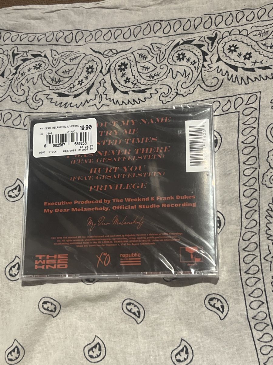 CD: The Weeknd - My Dear Melancholy, CD neuf et scellé – Nuovo e nell'imballaggio originale da Matran venduto da Shiryududragon 1