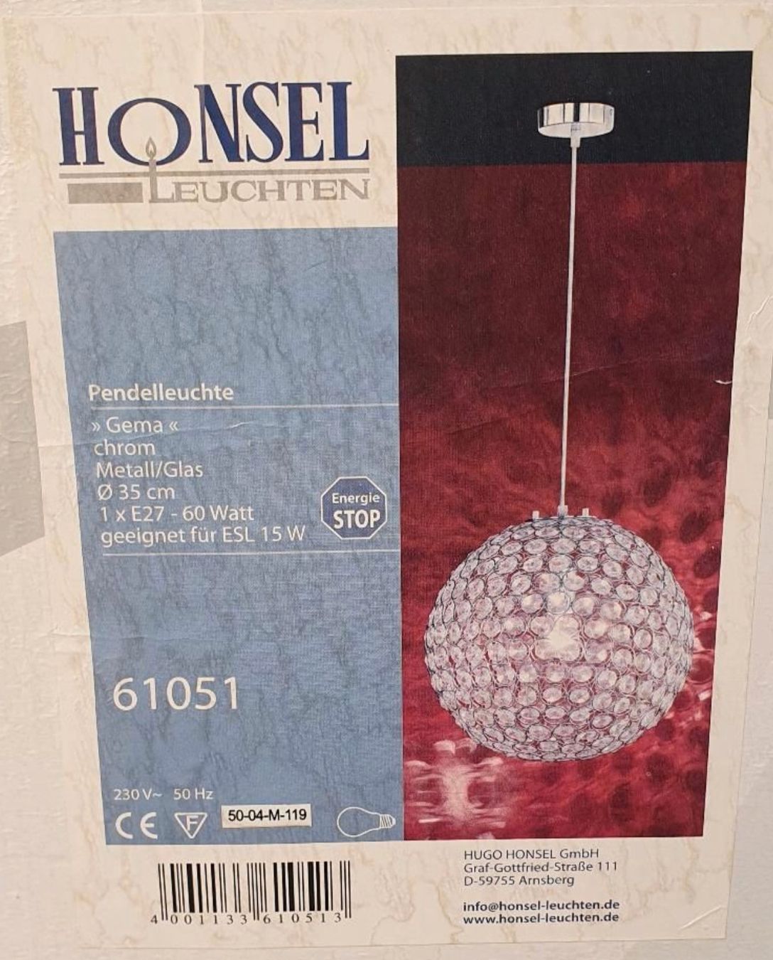 Lampen: Pendelleuchte – Kronleuchter – Lampe – Gebraucht aus Meilen von clinius 4