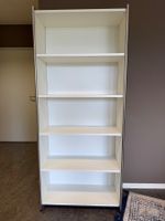 Top Regalwand weiss/chrom, 6 Fächer, sehr gepflegt!