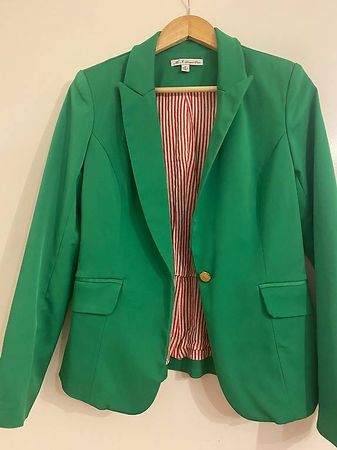 Damen Blazer hellgrün grassgrün Gr. M sehr stylisch