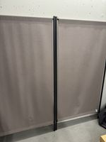 2x Outdoor Sichtschutz / Sonnenschutz klappbar – Taupe