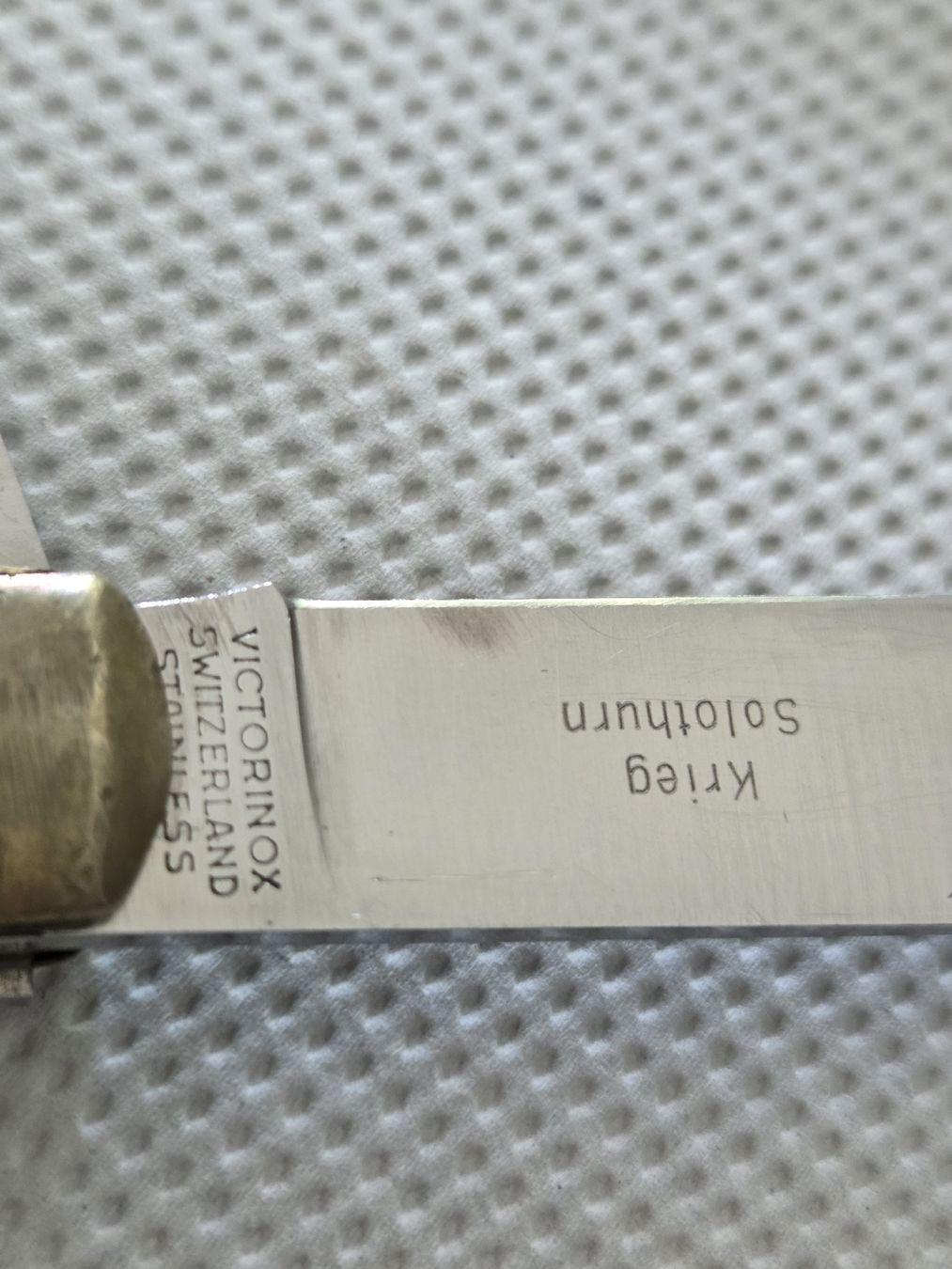 Victorinox Coltelli tascabile: Alte Victorinox Sackmesser  – Usato da Dietikon venduto da Allegra34 3