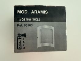 Aussenlampe FARO 63103, Modell Aramis, Fabrikneu