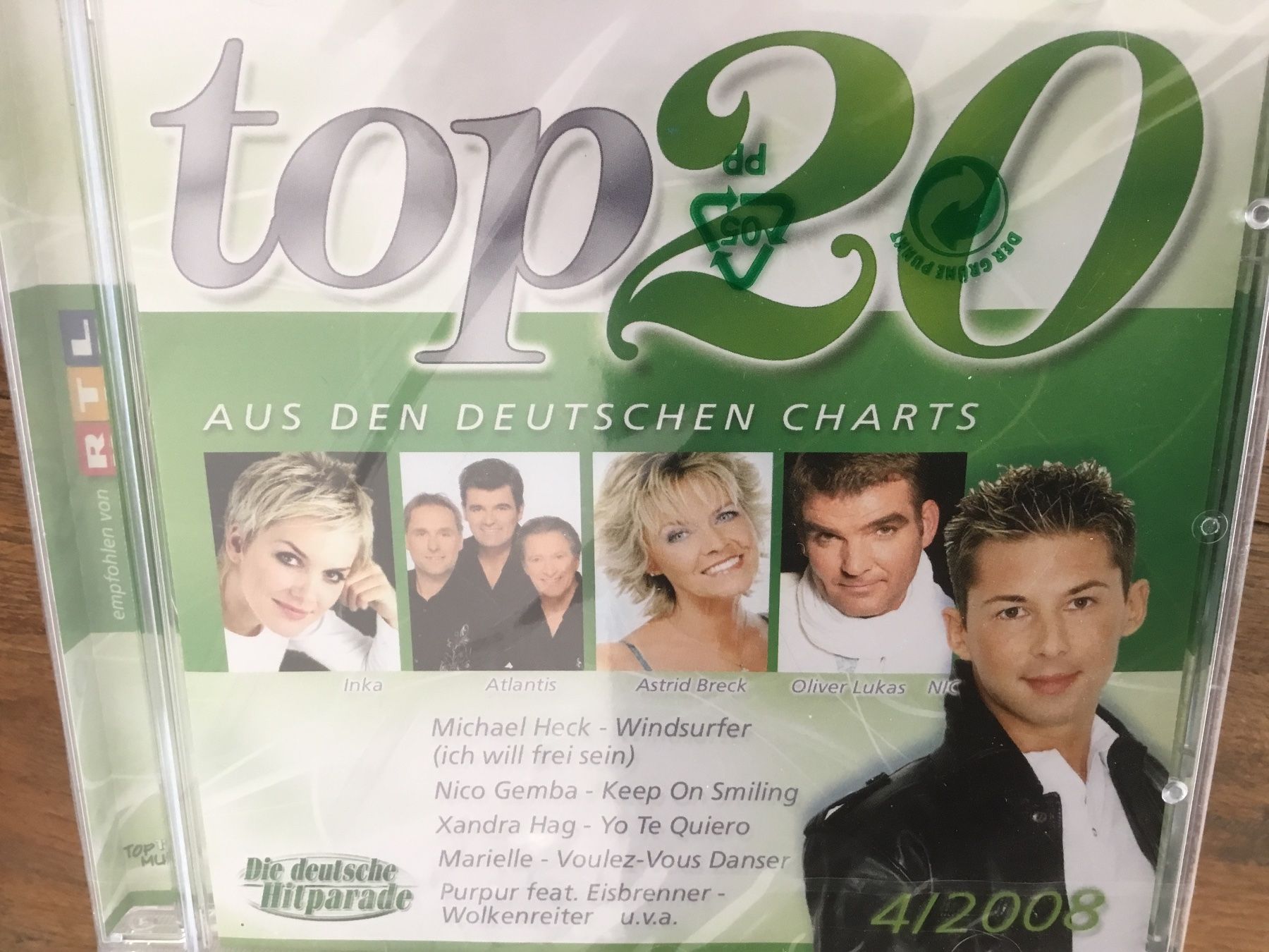 CD: - Die deutsche Hitparade CD 2008 – Nuovo e nell'imballaggio originale da Thierachern venduto da sweden08