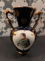 Vintage Napoleon Bonaparte vase cobalt blue and gilt