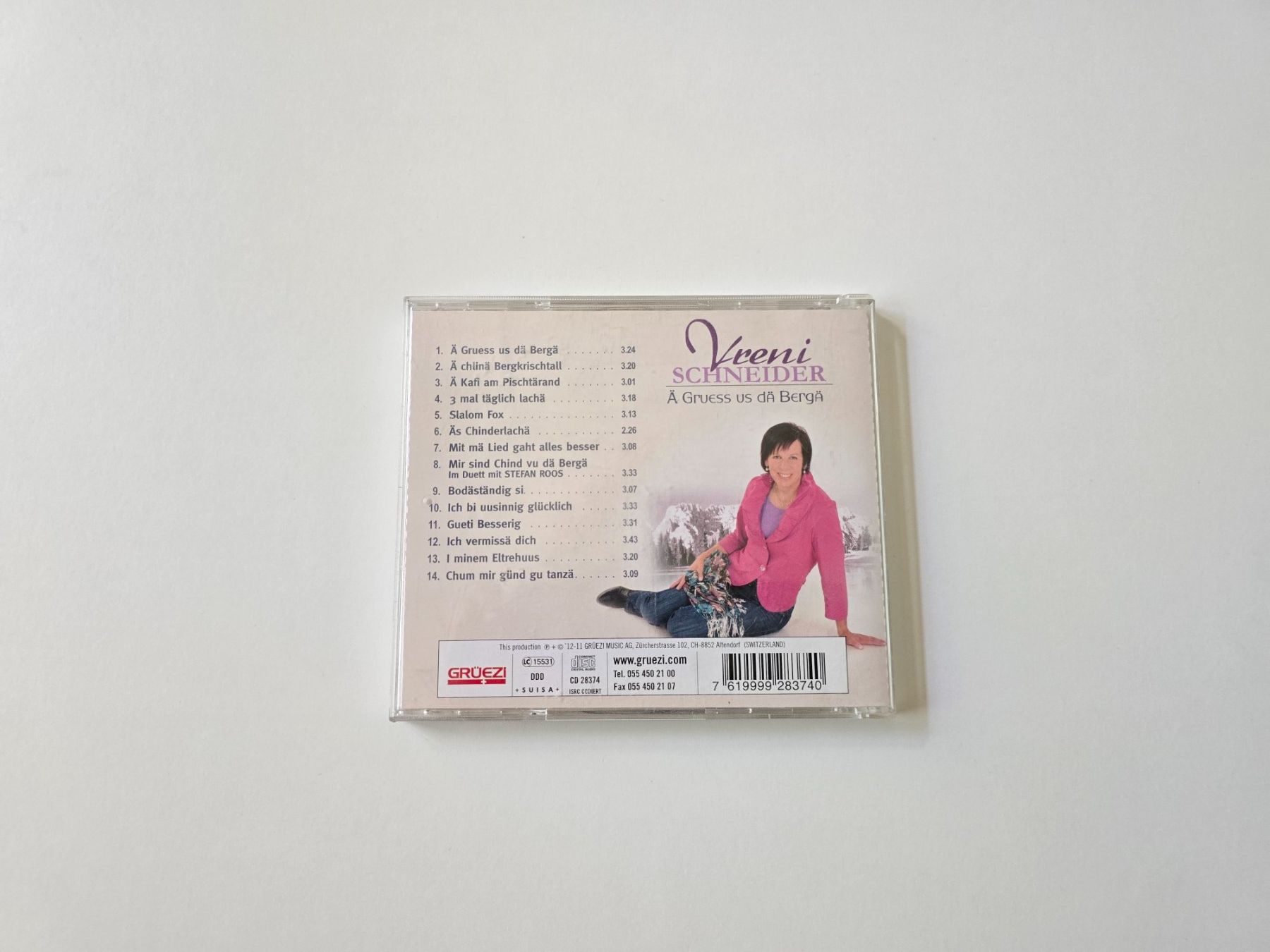 CD: CD Vreni Schneider - Ä Gruess us dä Bergä – Usato da Dättlikon venduto da Wundertuete_ 1