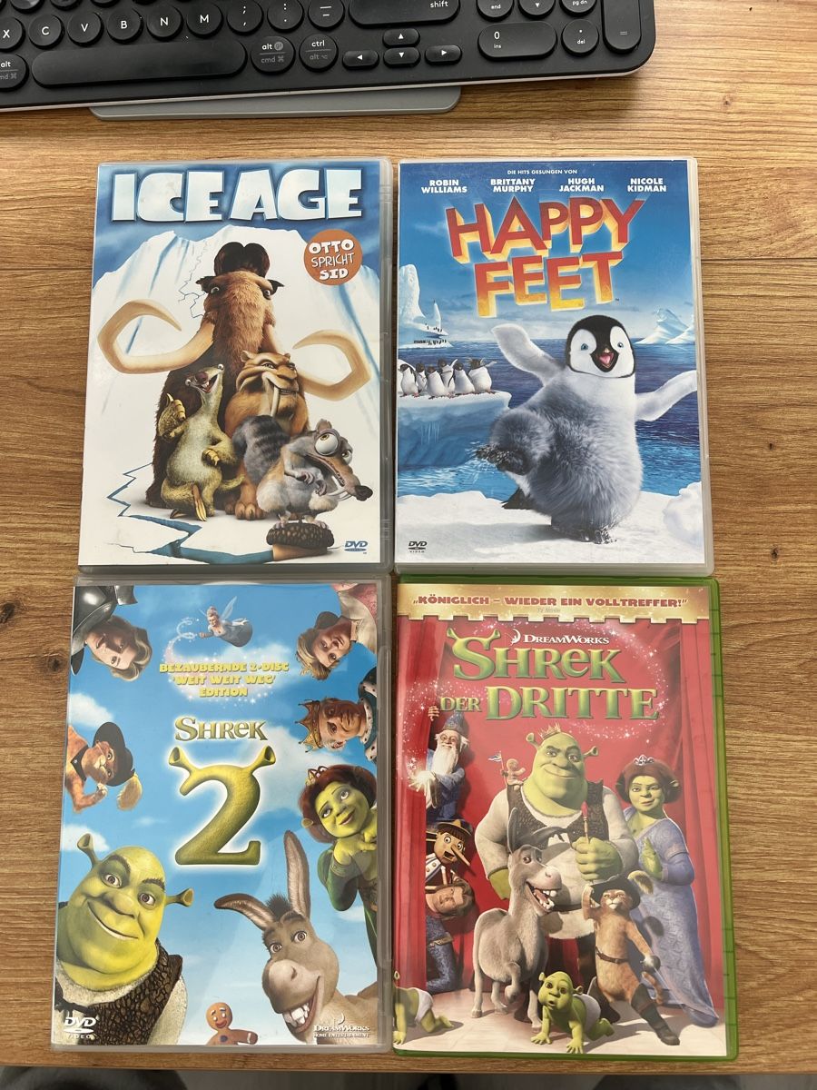 Alle DVDs: 4 DVD Kinderfilme – Neu (gemäss Beschreibung) aus Thun von tim_kin187