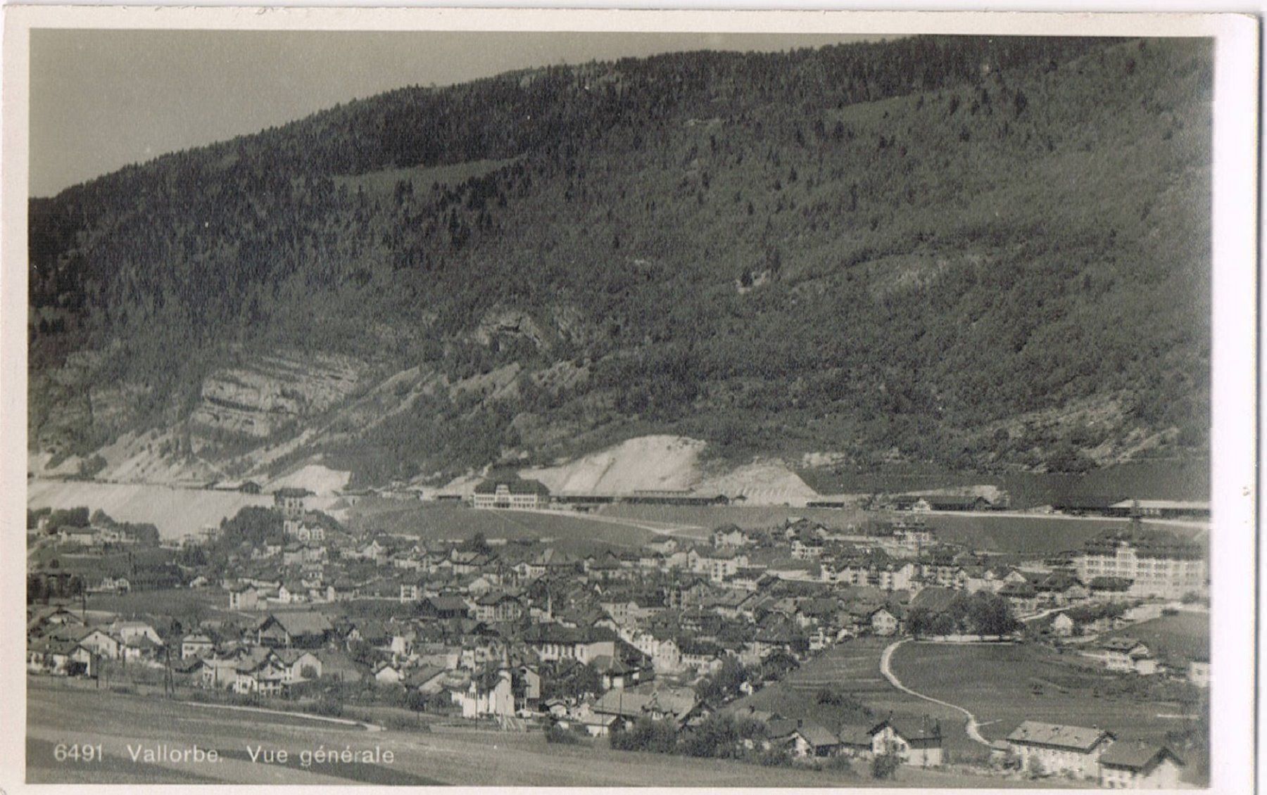 Cartoline postali: VALLORBE Vue générale – Usato da Buchs AG venduto da Baerfisch