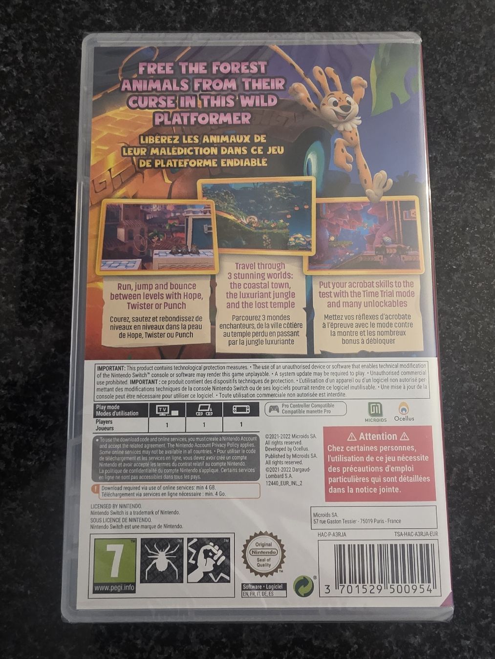 Spiele: Marsupilami Nintendo Switch – Neu und originalverpackt aus Chavornay von Crash37 1