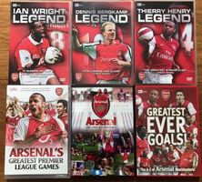 12 DVDs Collection Fussballclub ARSENAL London