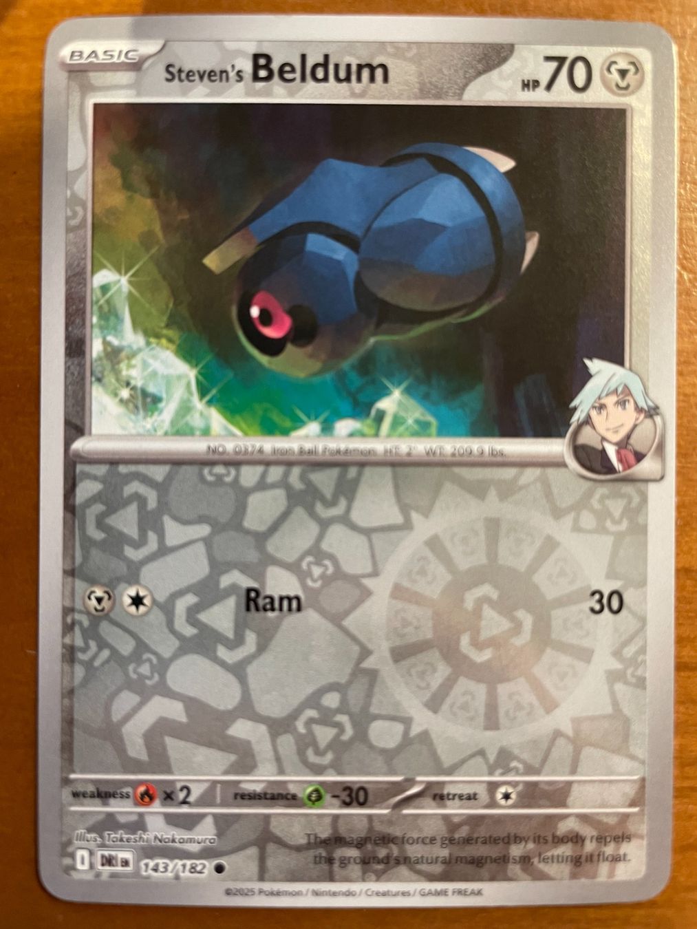 Pokémon Carte collezionabili: Pokemon Steven's Beldum Reverse (Versand gratis) – Nuovo (secondo la descrizione) da Chur venduto da Angerson