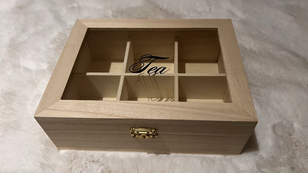 Articoli in legno: Teebox aus Holz – Nuovo (secondo la descrizione) da Böckten venduto da Yvonne70