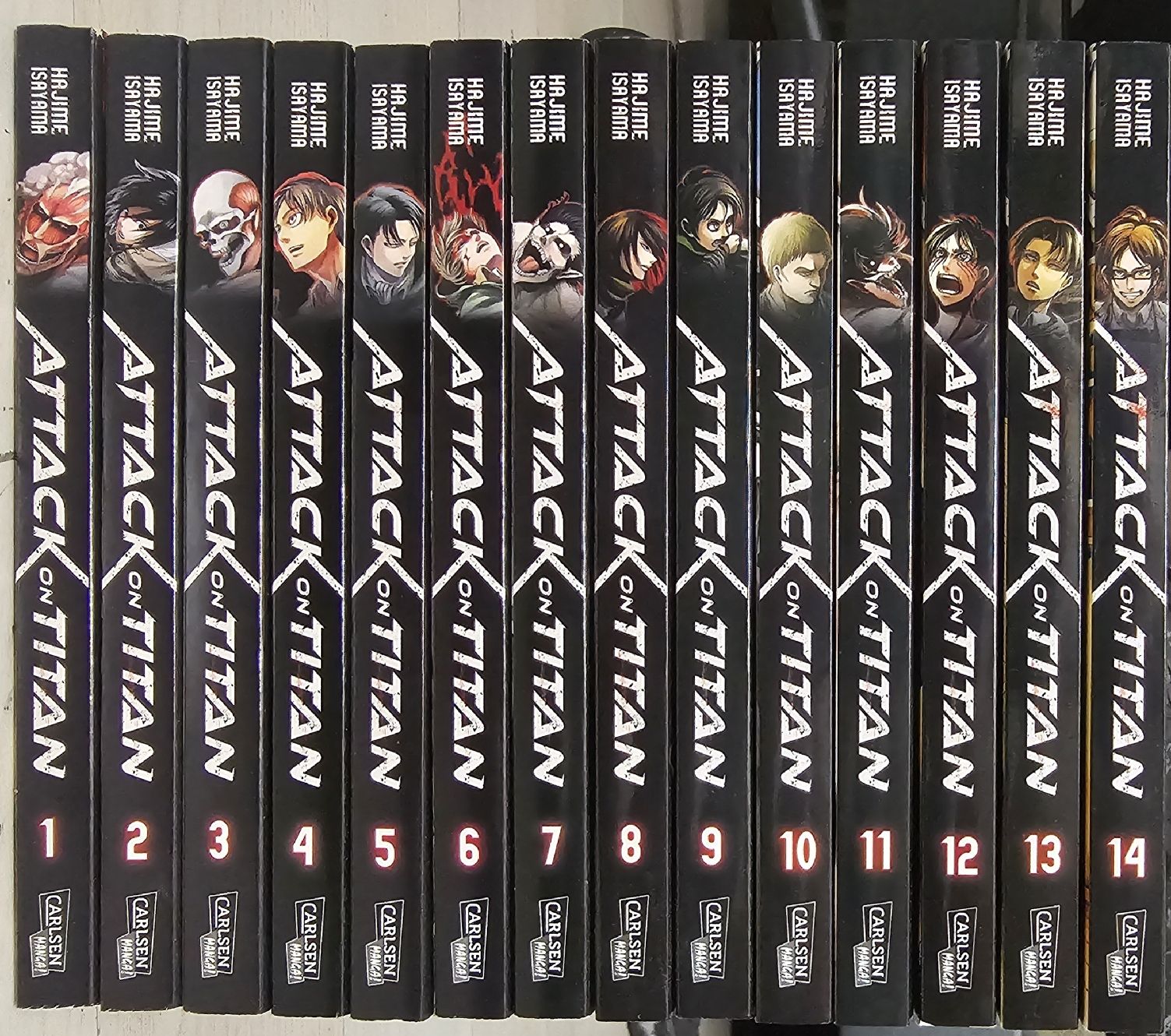 Comics: Attack on Titan Manga 1-14  – Gebraucht aus Dietikon von Natsuabi