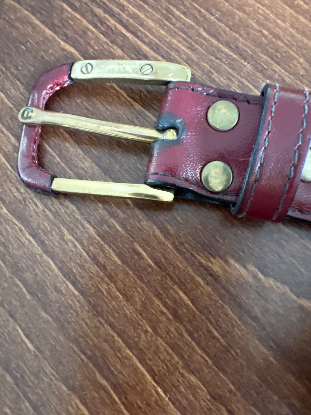 Aigner Ceintures: Aigner Ledergürtel, bordeauxrot, Grösse 75 – D'occasion à Ebmatingen par Mistelu 3