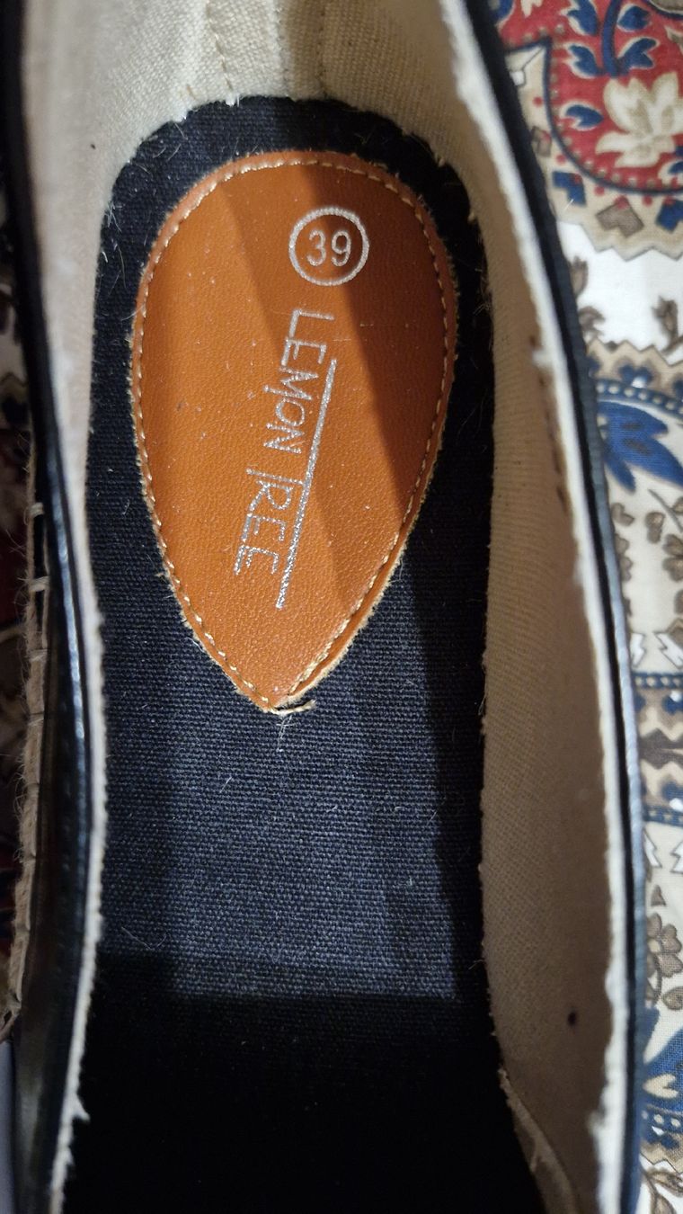 Scarpe da donna: Schicke Lemon Tree Espadrilles, Gr.39, Schwarz, neu! – Nuovo (secondo la descrizione) da Oberengstringen venduto da Sheera7 6