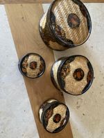 Asie Petits paniers  anciens emboîtables