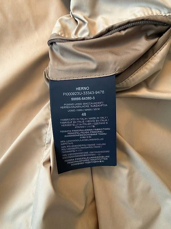 Giacche: HERNO HERREN-WINTERJACKE GRÖSSE 48 – Usato da Niederhelfenschwil venduto da Mileko 4