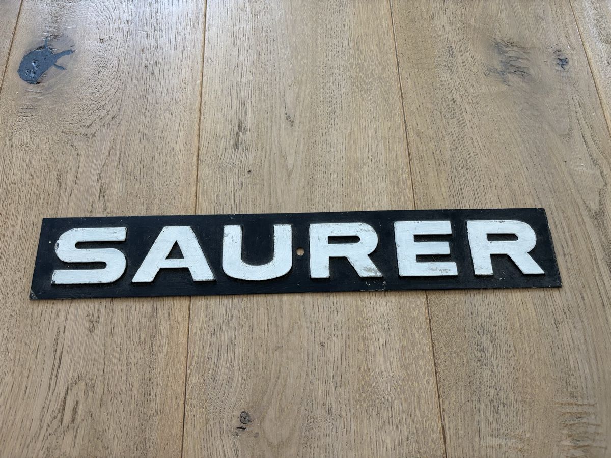 Saurer Tutti i ricambio: SAURER Lastwagen Heckschild – Usato da Neuenhof venduto da redballexpress