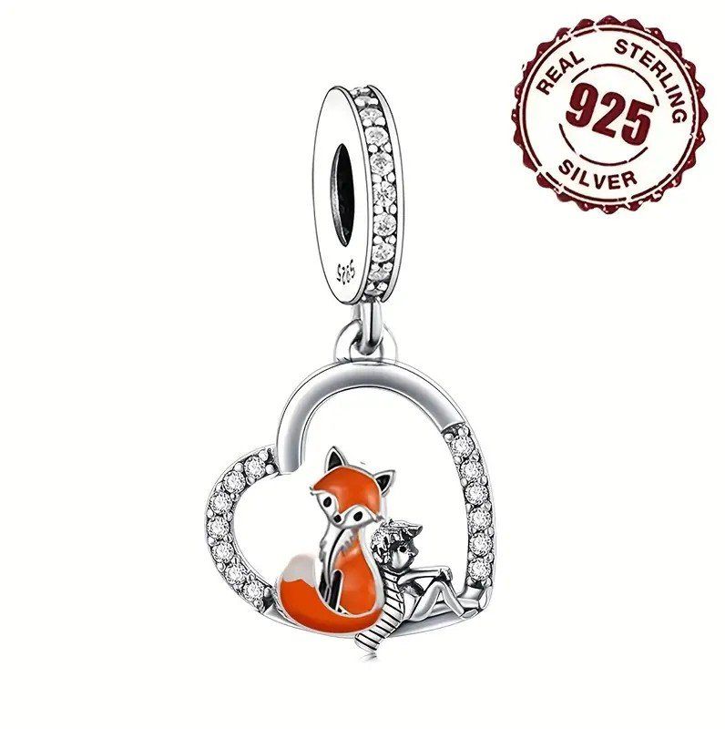 Pendentifs: Charm "Le Renard & Sa Copine" – Neuf avec emballage d'origine à Bernex par Natalys