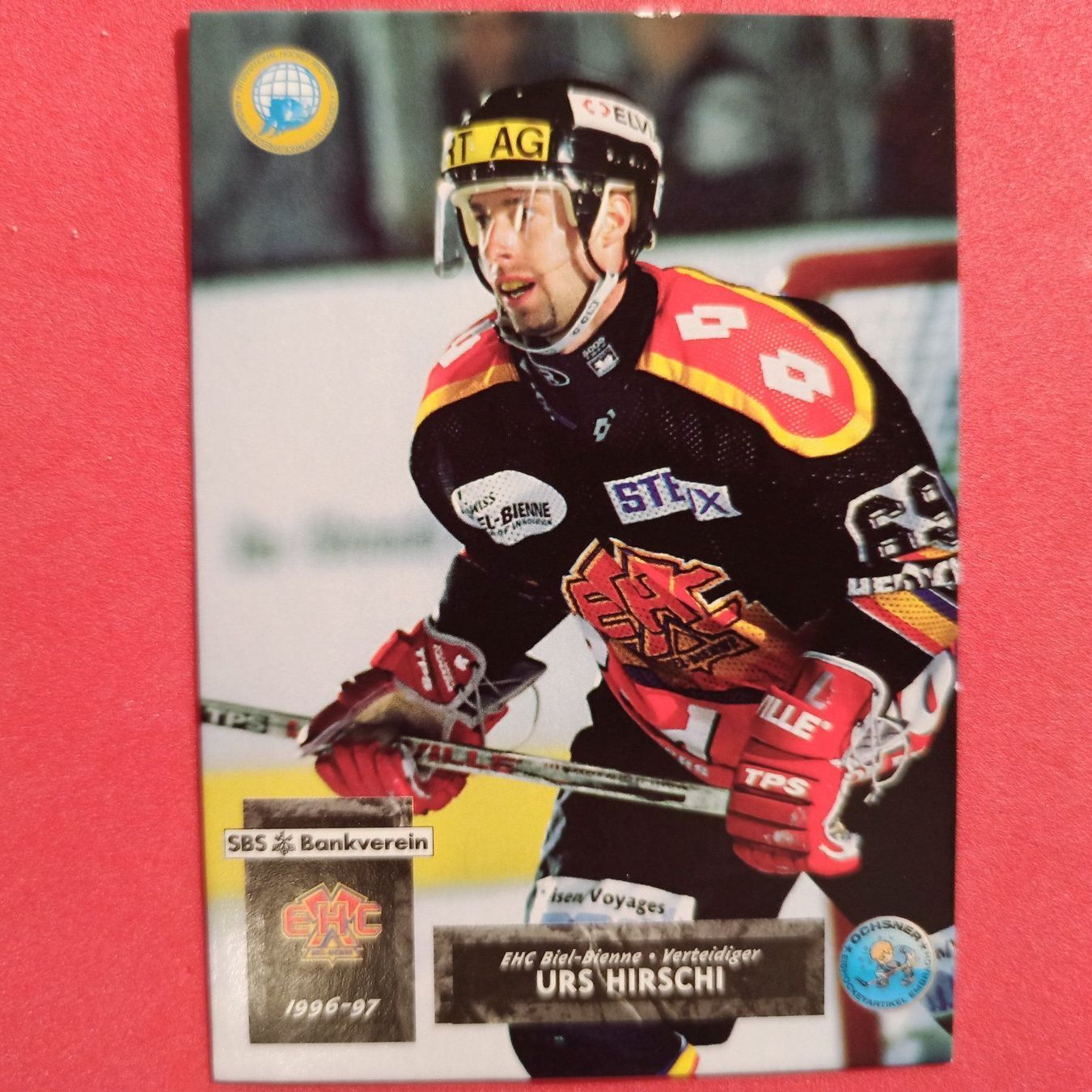 Carte collezionabili: Urs Hirschi - EHC BIEL - 1996/97 – Usato da Dübendorf venduto da kb86_MOVIE
