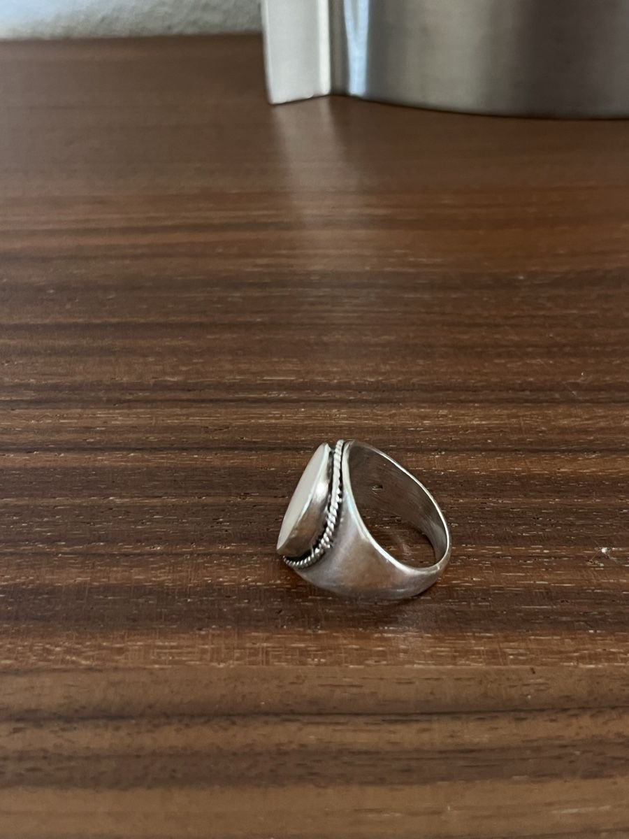 Anelli: Ring Silber mit Perlmutt – Usato da Bern venduto da noe_vt6q 4