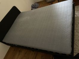 Ikea Bett + Federkernmatratze