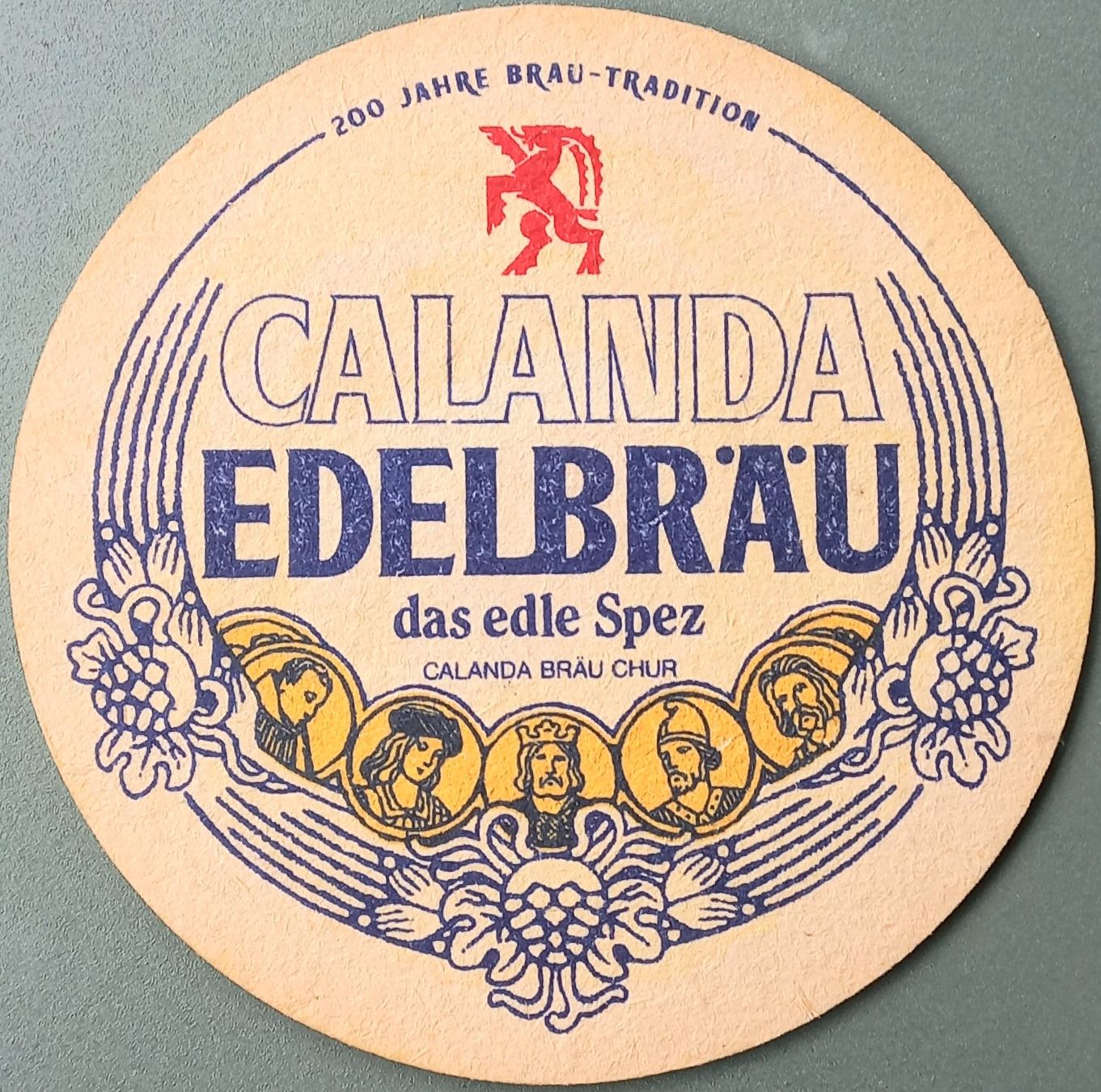 Cardinal Untersetzer: Bierdeckel - Calanda - CH – Gebraucht aus Niederuzwil von lubimaja 1