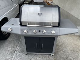 Gasgrill Edelstahl Grau 5 Brenner gebrauchter Zustand