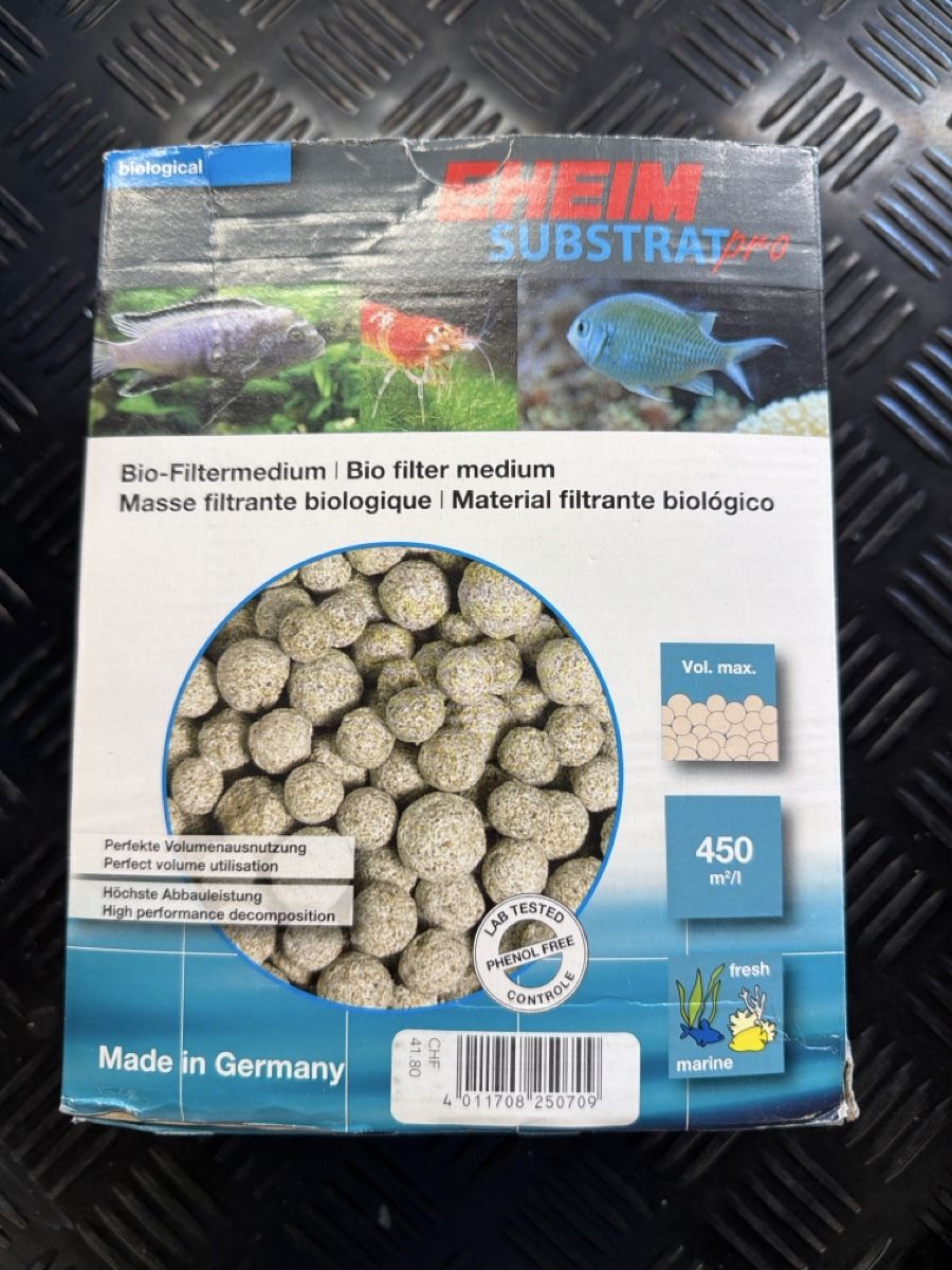 Eheim Filter: EHEIM SUBSTRATpro Bio-Filtermedium 450m l neu – Neu und originalverpackt aus Oetwil an der Limmat von Switz-3D
