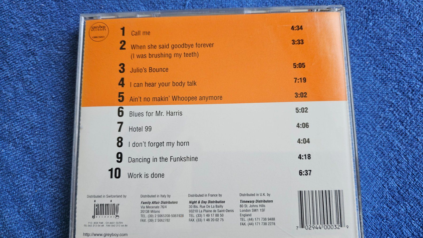 CD: Grand Mother Funck-Please Baby please – Usato da Bremgarten AG venduto da musiccollector 1