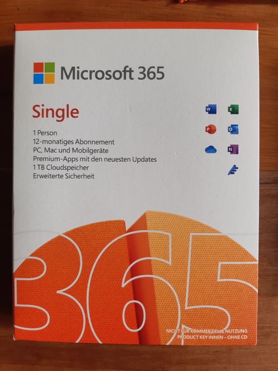 Microsoft 365 single product key kaufen auf ricardo