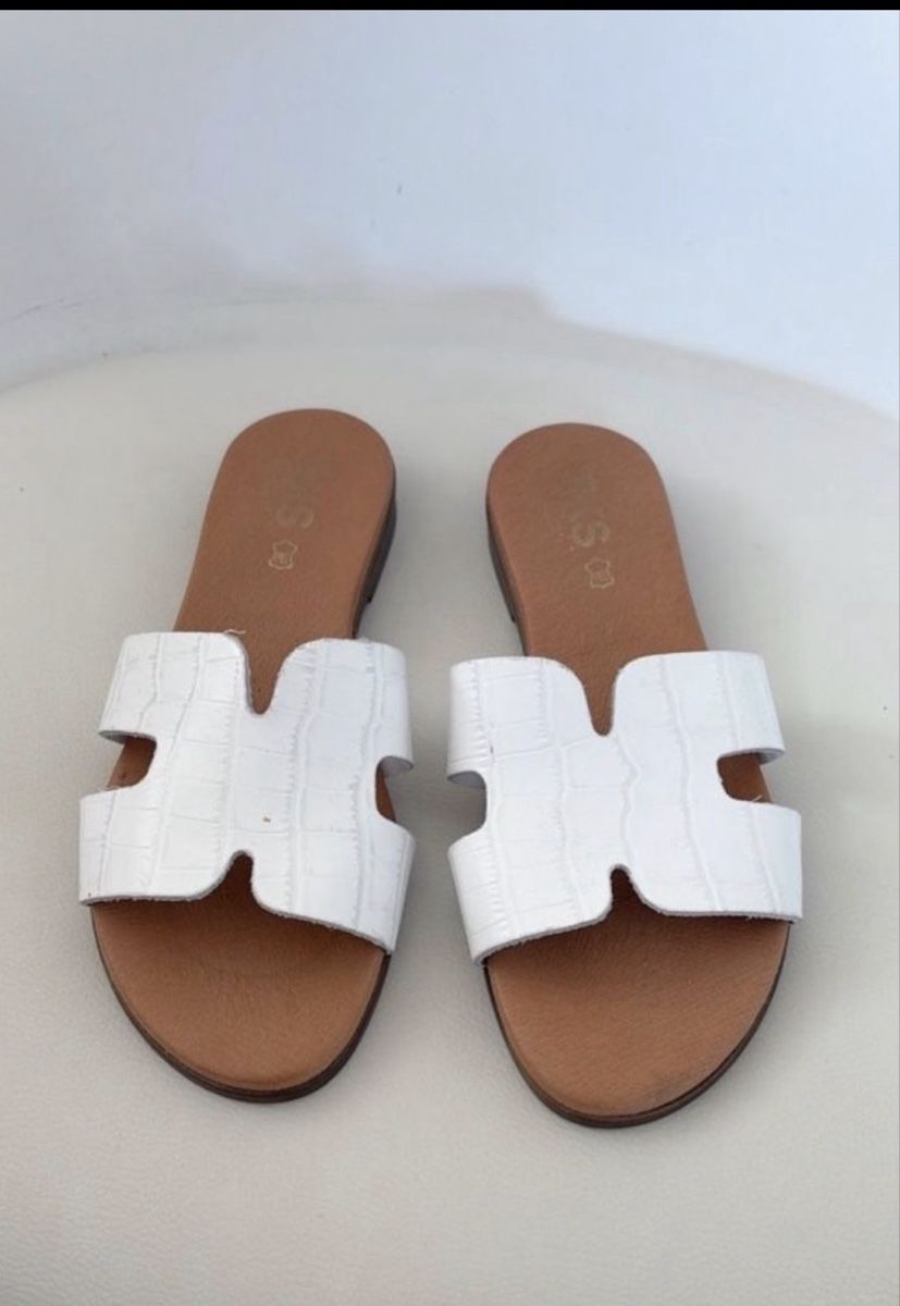 Scarpe da donna: Pantoletten weiss Leder Grösse 36 – Usato da Opfershofen TG venduto da dan_nxk8