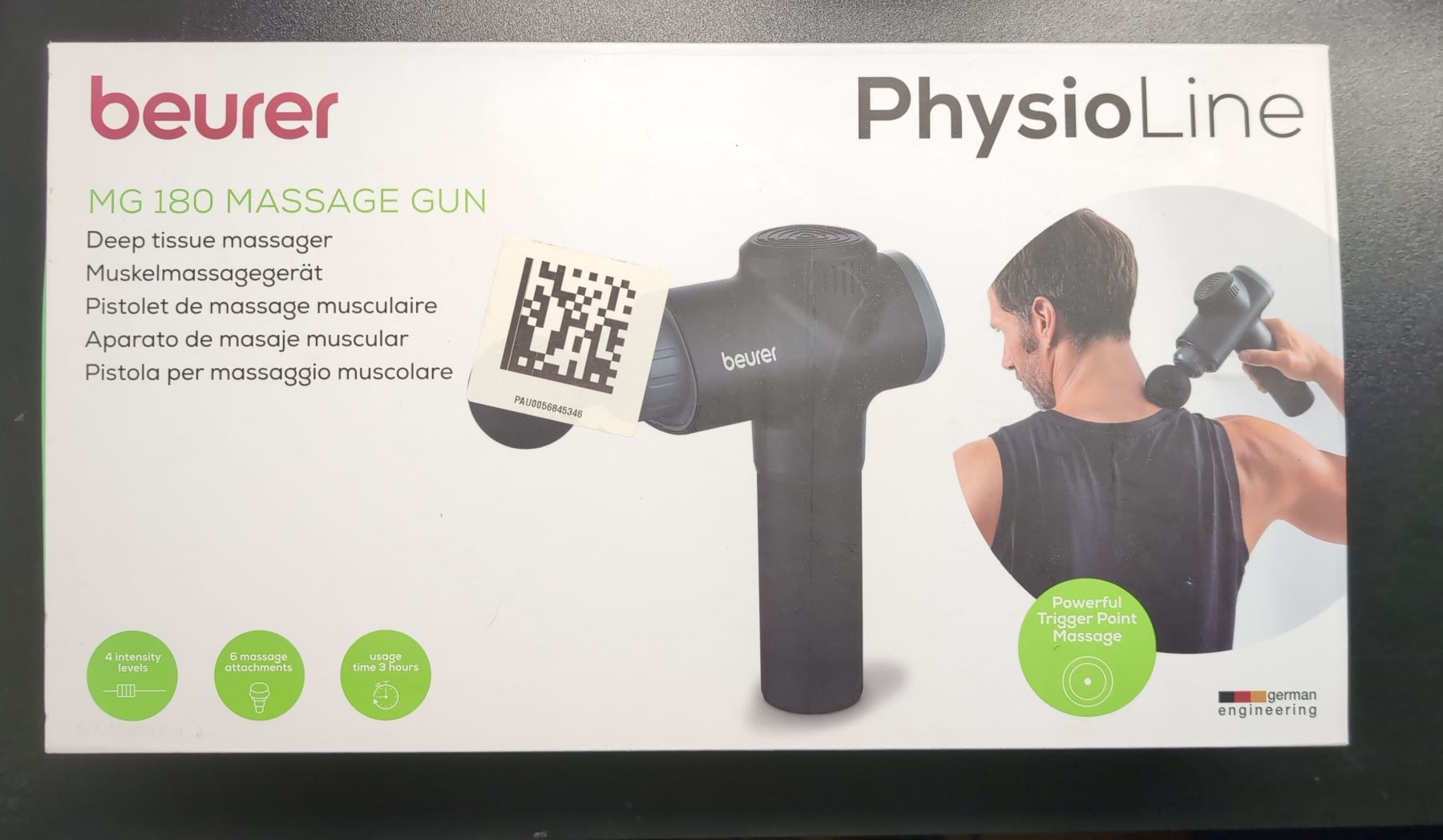 Beurer Dispositivi per massaggi: Pistolet de massage Beurer MG 180 – Nuovo (secondo la descrizione) da Lausanne venduto da Station84