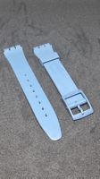Bracelet montre Swatch bleu clair silicone 16mm