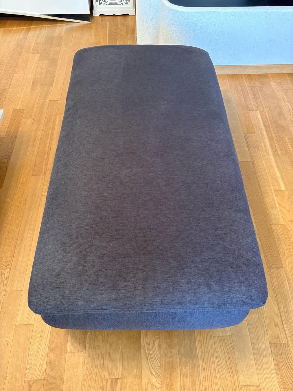 Divani: Ecksofa dunkelgrau Stoff mit Hocker guter Zustand – Usato da Horgen venduto da bigc_littled 3