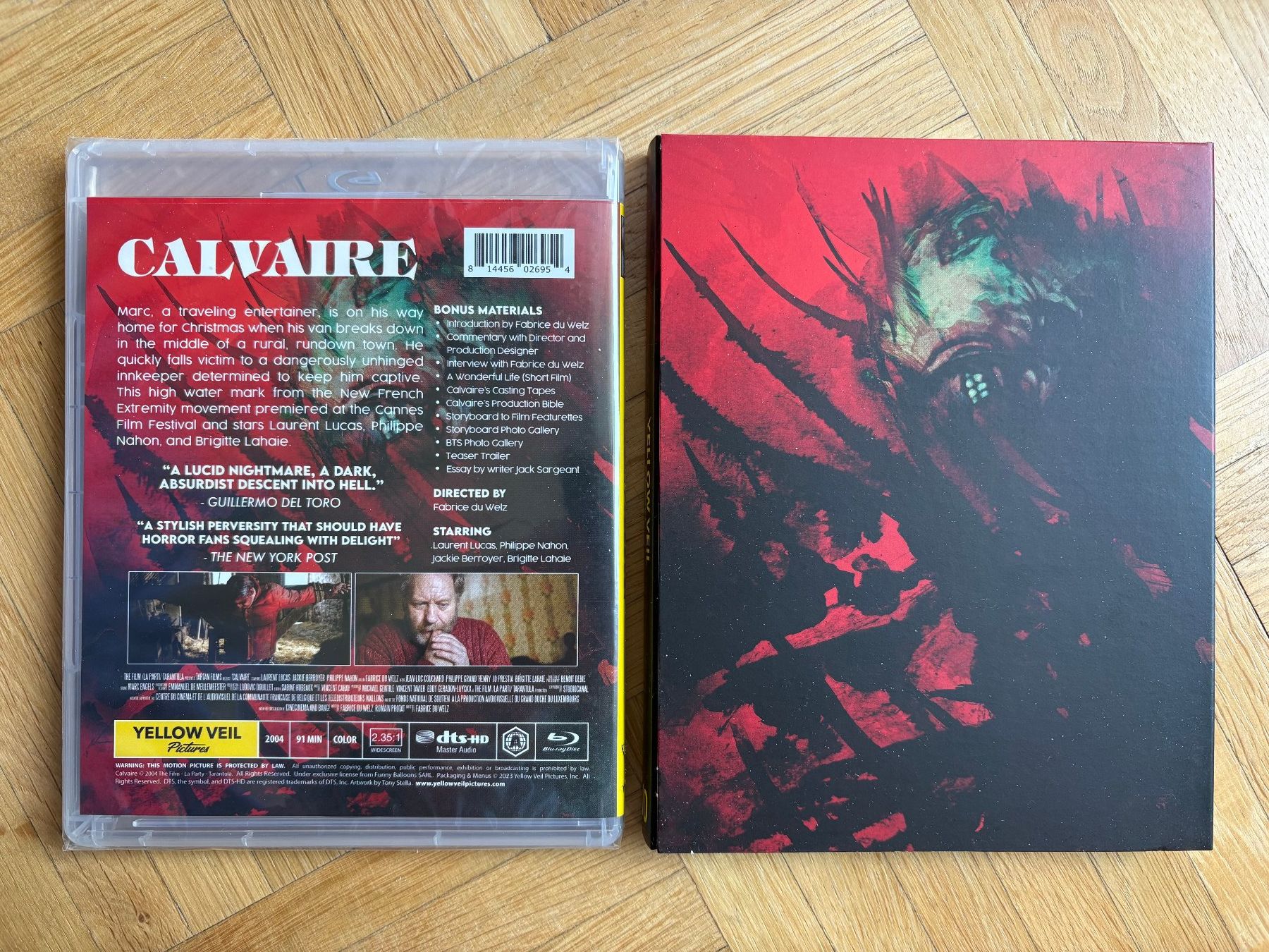 Tutti i DVDs: Calvaire - mit Slipcover - Yellow Veil - Blu-ray – Nuovo e nell'imballaggio originale da Zürich venduto da Malcom 1