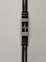 1 Stück /Herren Armband, Lederimitat.