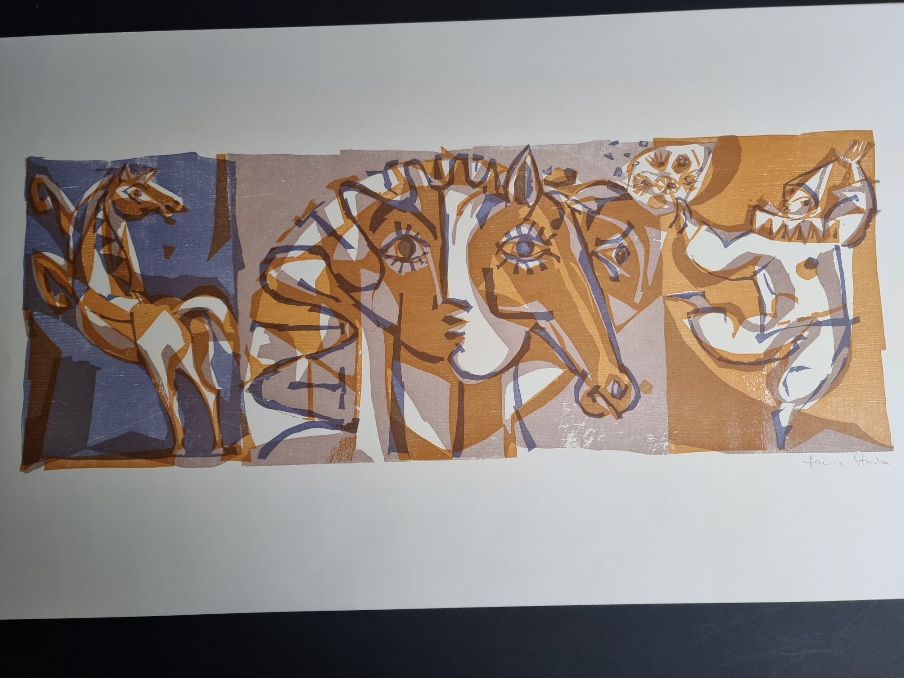 Holzschnitte: HANNS STUDER HOLZSCHNITT SIGNIERT – Gebraucht aus Gersau von kunst-online 1