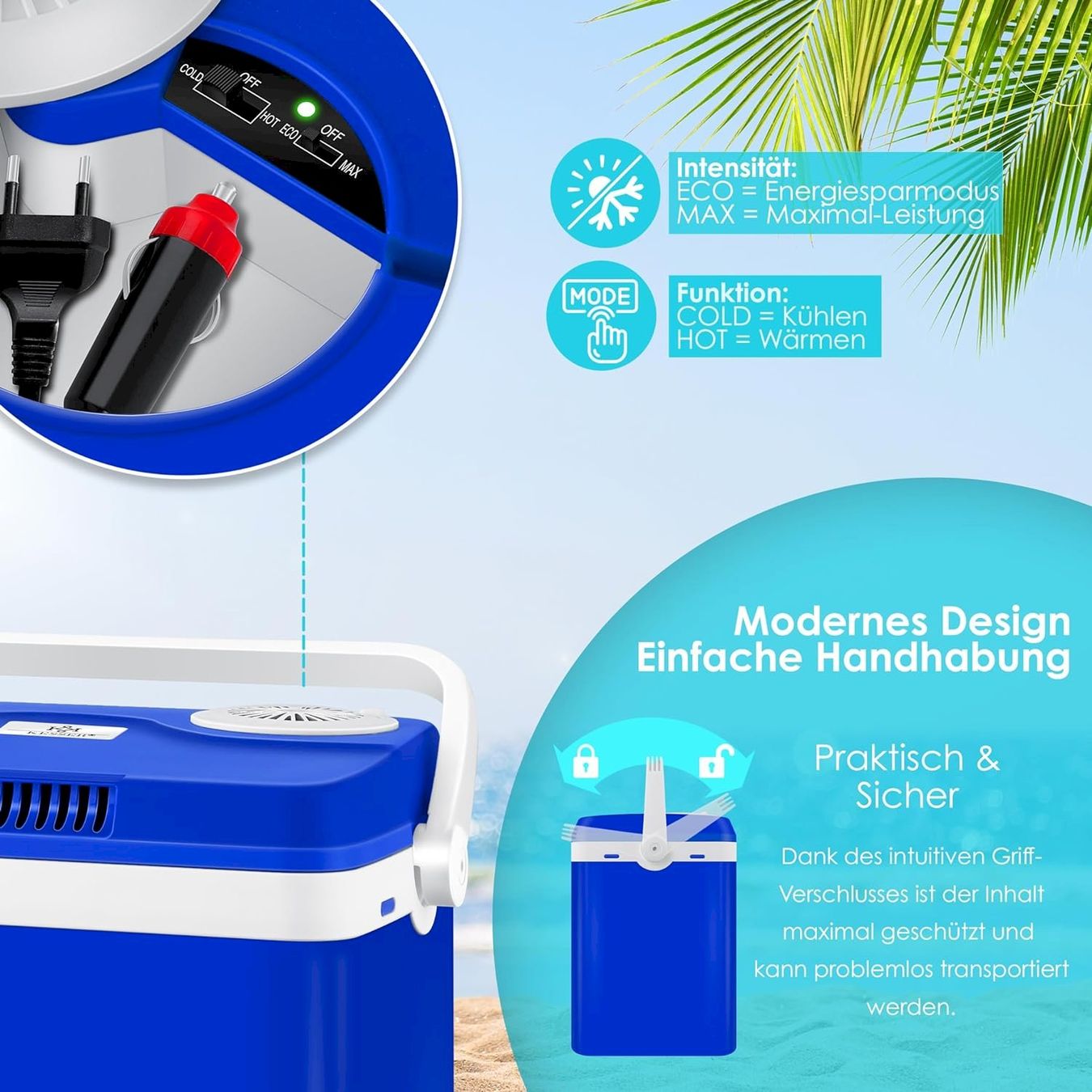Mobicool Kühlschränke & Kühlen: KESSER 32L Kühlbox Blau – Neu und originalverpackt aus Bottighofen von zaap 6