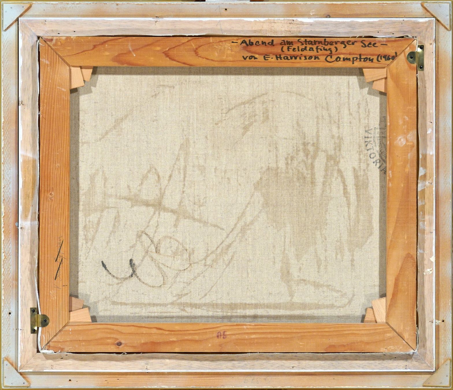 Tableaux: Edward Harrison Compton: Herbstabend am Starnberger See – D'occasion à Meilen par Anonymous3 5