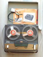 Enregistreur bandes Philips vintage, parfait état de marche