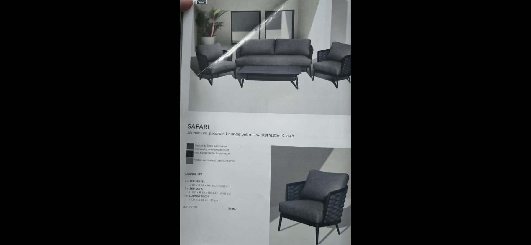 Divani: Garten,Terrasse Lounge Set – Nuovo e nell'imballaggio originale da Oetwil a.d. Limmat venduto da Rebi_reina 1