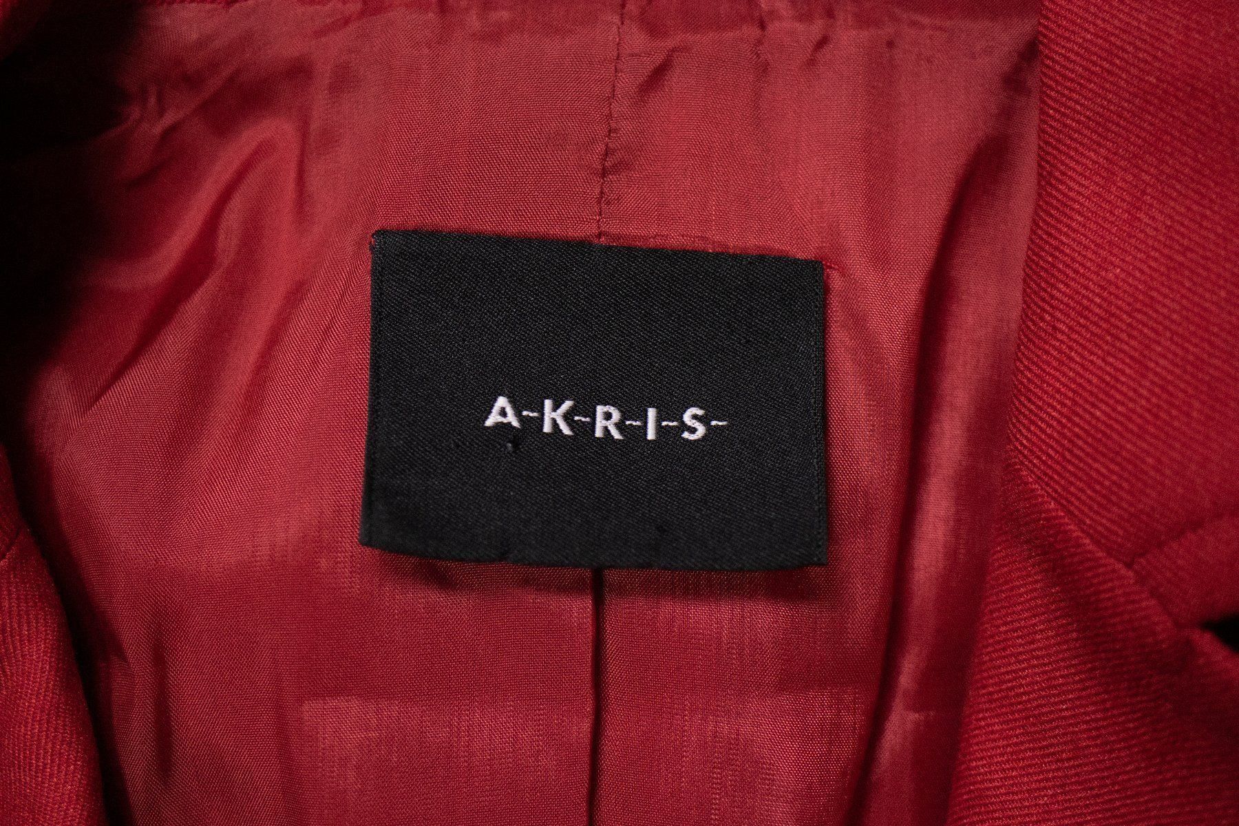 Akris Jacken: AKRIS Rot Kaschmir und Seide Blazer - Gr S – Gebraucht aus Hombrechtikon von BAZ-Vintage 2