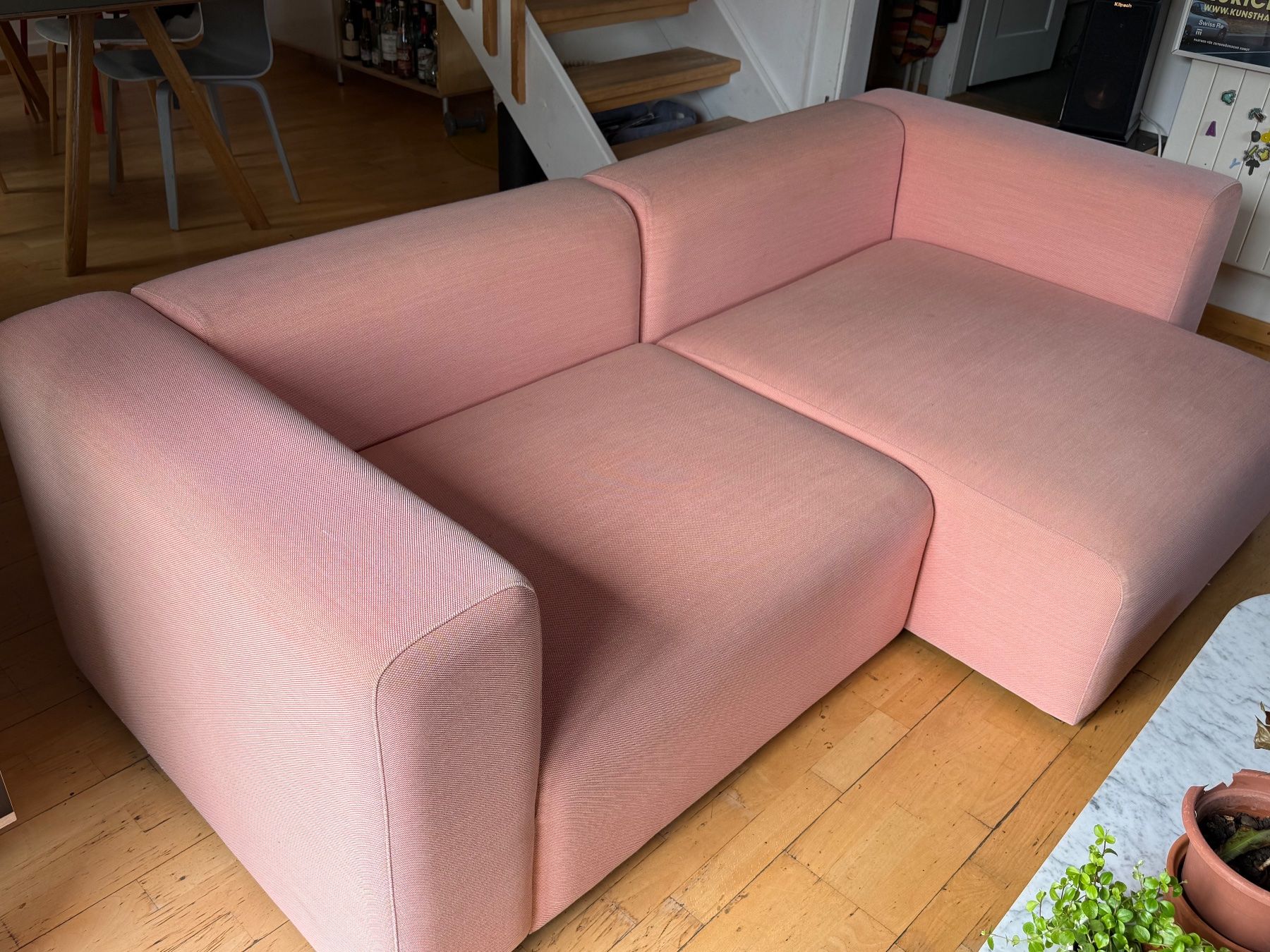 Hay Divani: Hay Mags Ecksofa, rosa – Usato da Zürich venduto da MayaWo 1